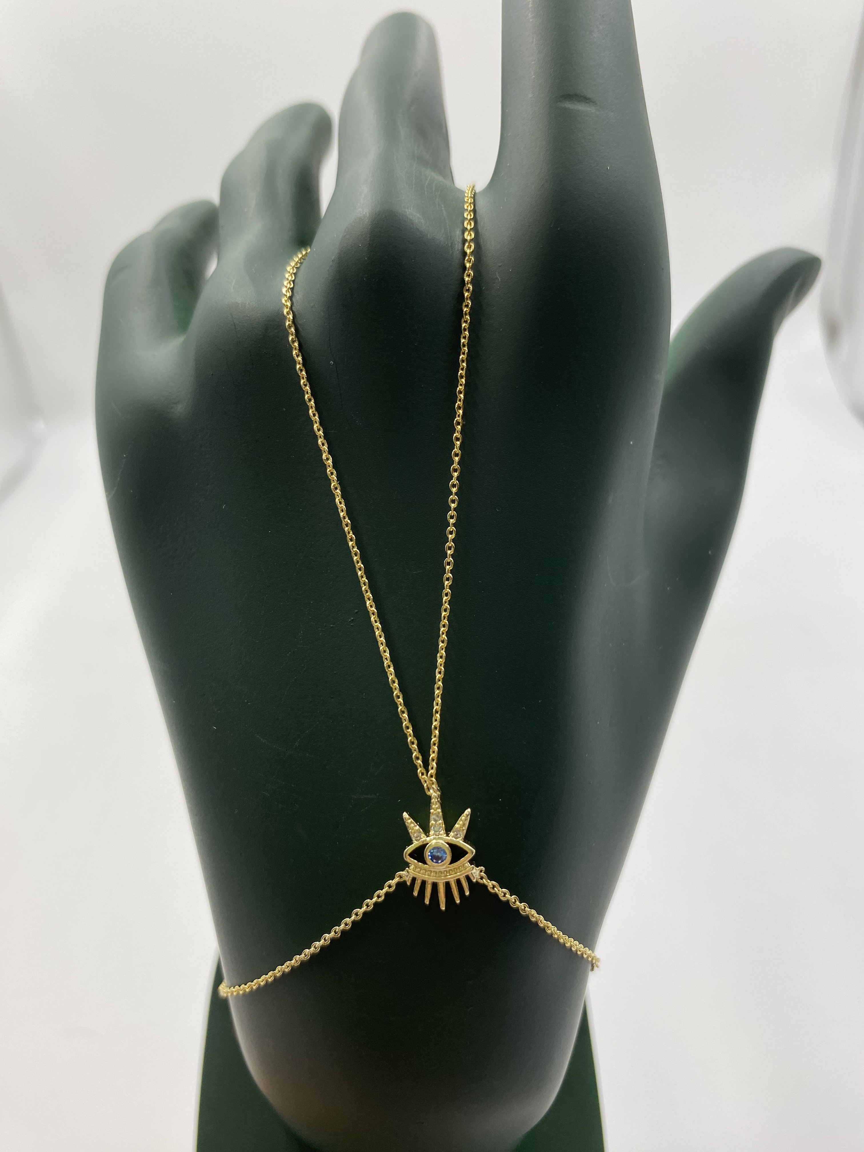 Zirkon Taşlı Nazar Göz Figür Şahmeran