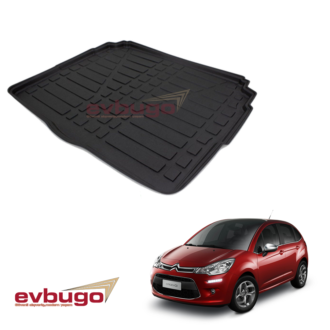 BAGAJ HAVUZU CITROEN C3 2010-2016 (İNCE STEPNE)