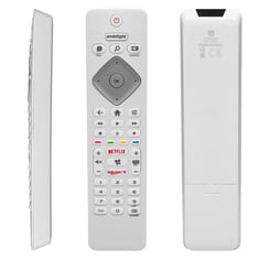 Philips 50PUS8204/12 - 55OLED854/12 - 65PUS8204 - 70PUS7304/12 Ambilight Netflix-Rakuten Tuşlu Beyaz Lcd-Led TV Kumanda