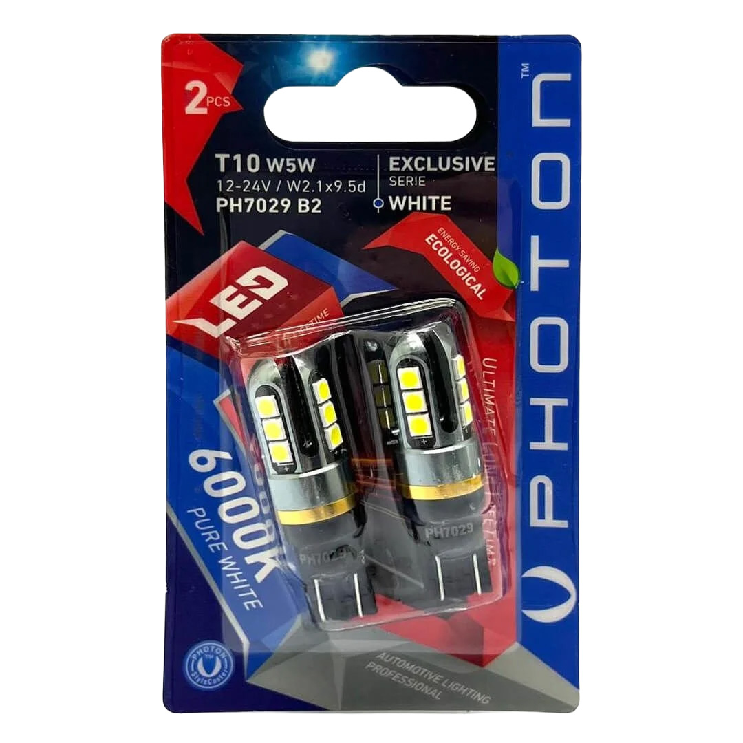 PHOTON T10 W5W 12 24V EXCLUSIVE CB 6 3 PARK LED