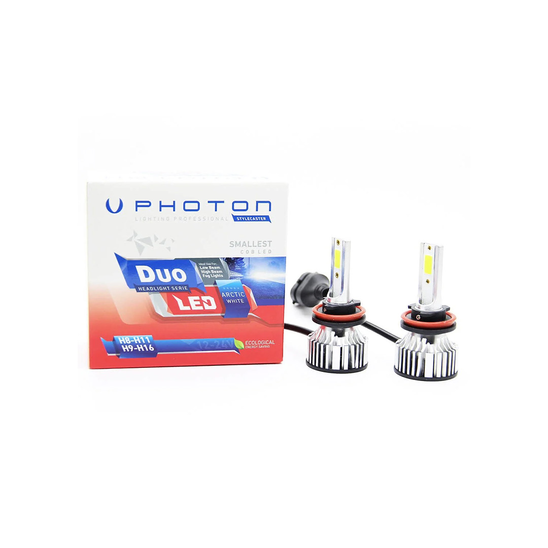 DUO H8 H11 H16  12V LED HEADLIGHT