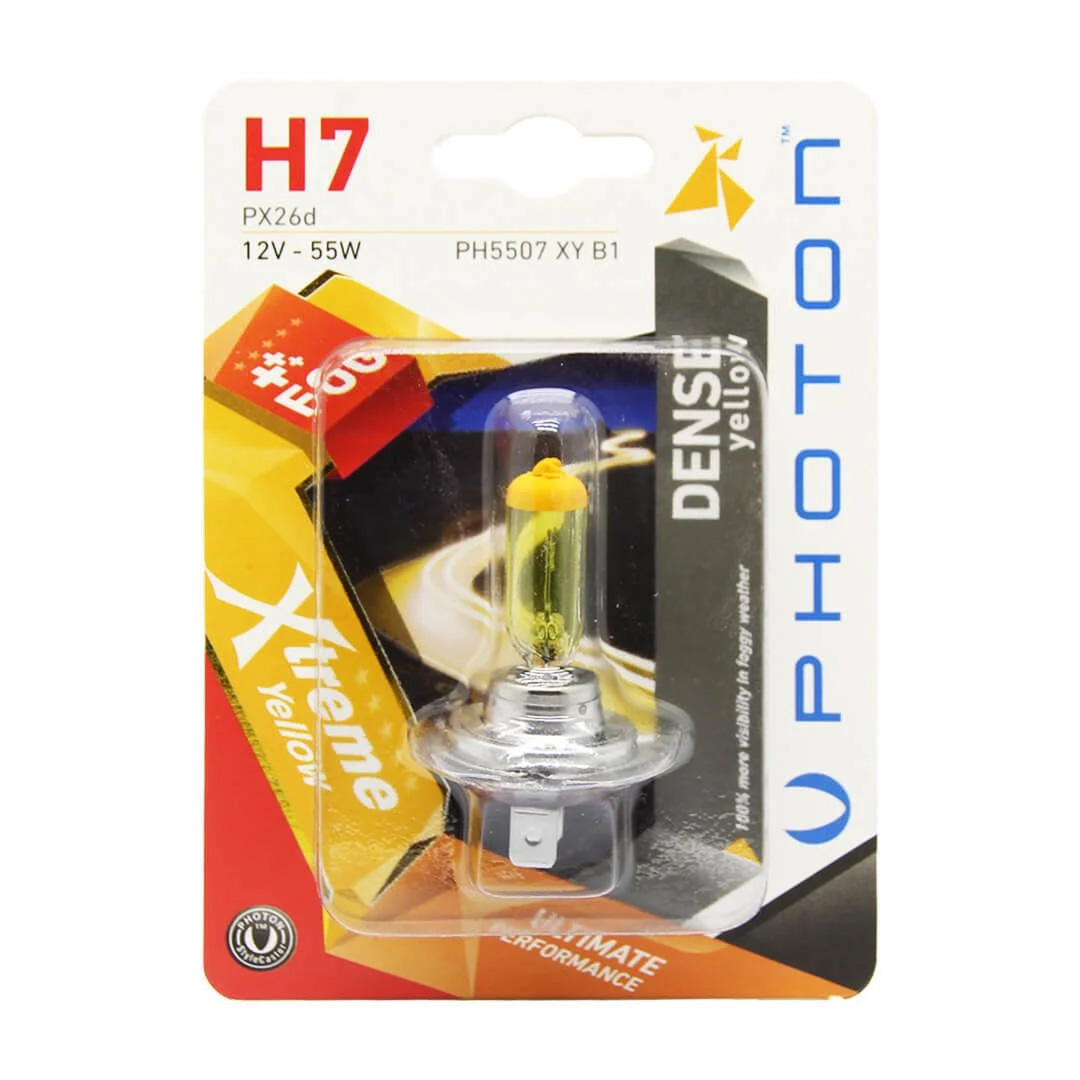 H7 12V 55W XTREME YELLOW TEKLİ BLISTER