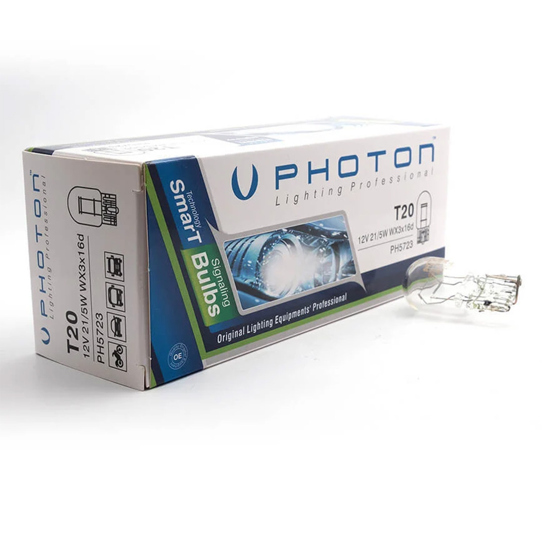 PHOTON T20 21 5W 12V ÇİFT DEVRE DİPSİZ AMPUL