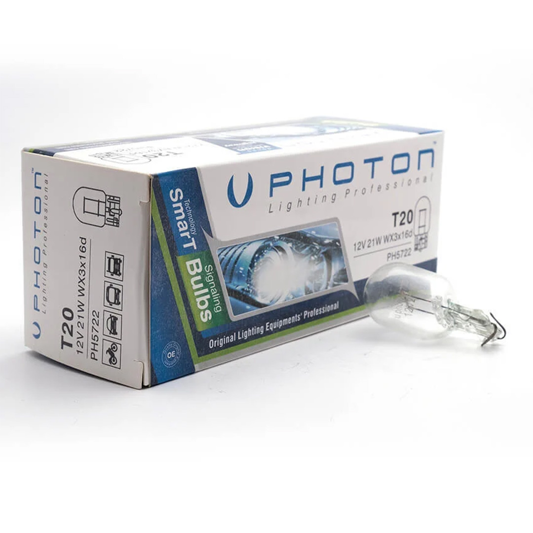 PHOTON T20 21W 12V TEK DEVRE DİPSİZ STOP AMPÜLÜ