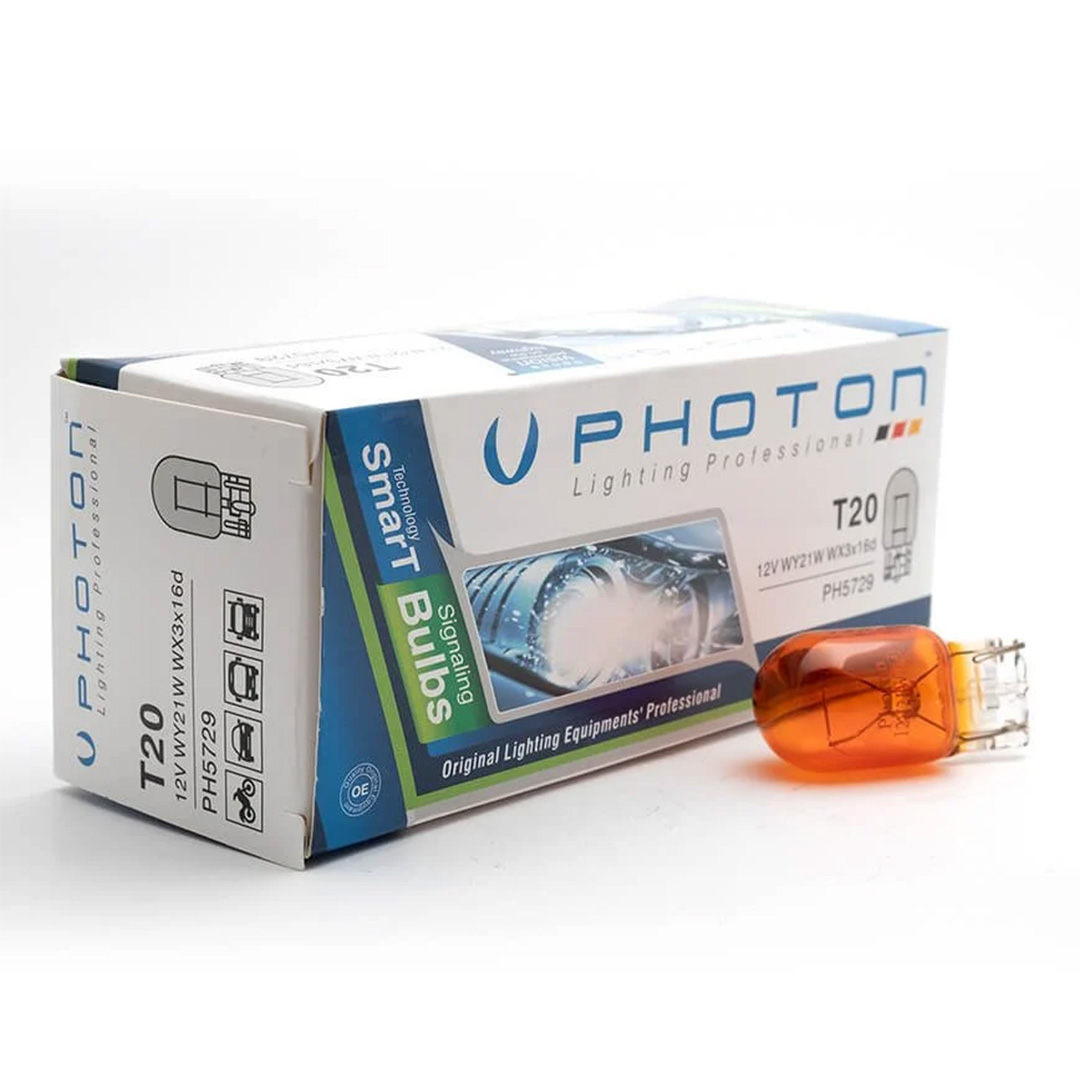 PHOTON T20 21W 12V TEKDEVRE AMBER STOP AMPUL YENİ