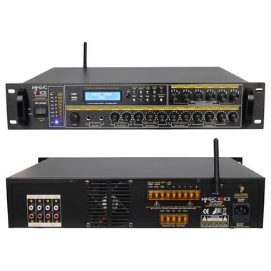 MagicVoice MV-26490 250 Watt USB/MP3/Bluetooth 6 Bölgeli Hat Trafolu Mixer Amfi