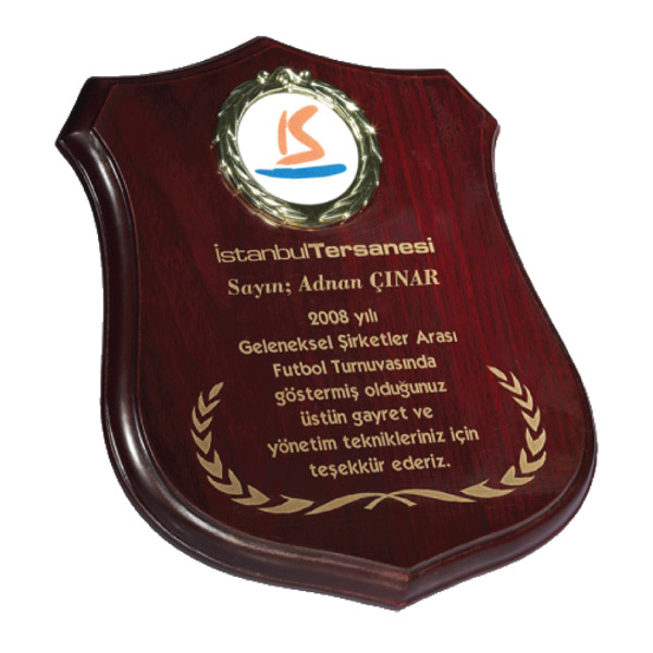 APL-6279 Ahşap Plaket [ 12 x 19 cm ]