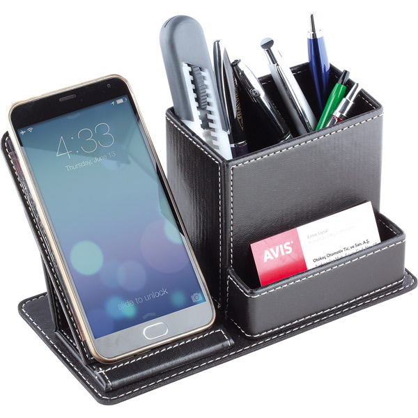 KN-6805 Deri Organizer [ 10,5 x 10,5 x 21 cm ]