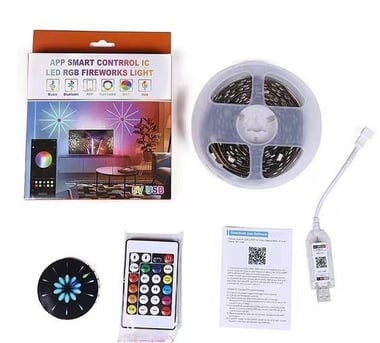Sunup RGB LED’li Işıklı Ses Kontrüllü Havai Fişek Cihazı
