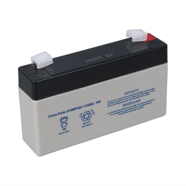 Yokohama YH-61.3 6 Volt - 1.3 Amper Akü (98x25x52 mm)