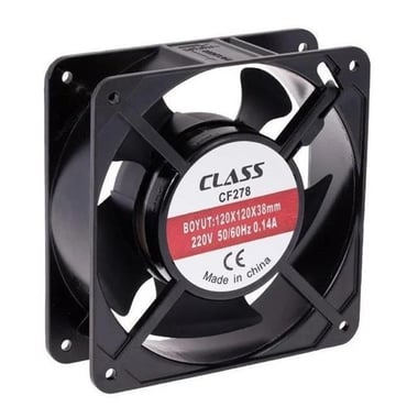 Class CF278 120x120x38 220 Volt Aksiyel Fan