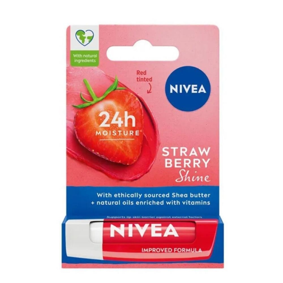 Nivea Çilek Aromalı Dudak Bakım Kremi 4.8 gr