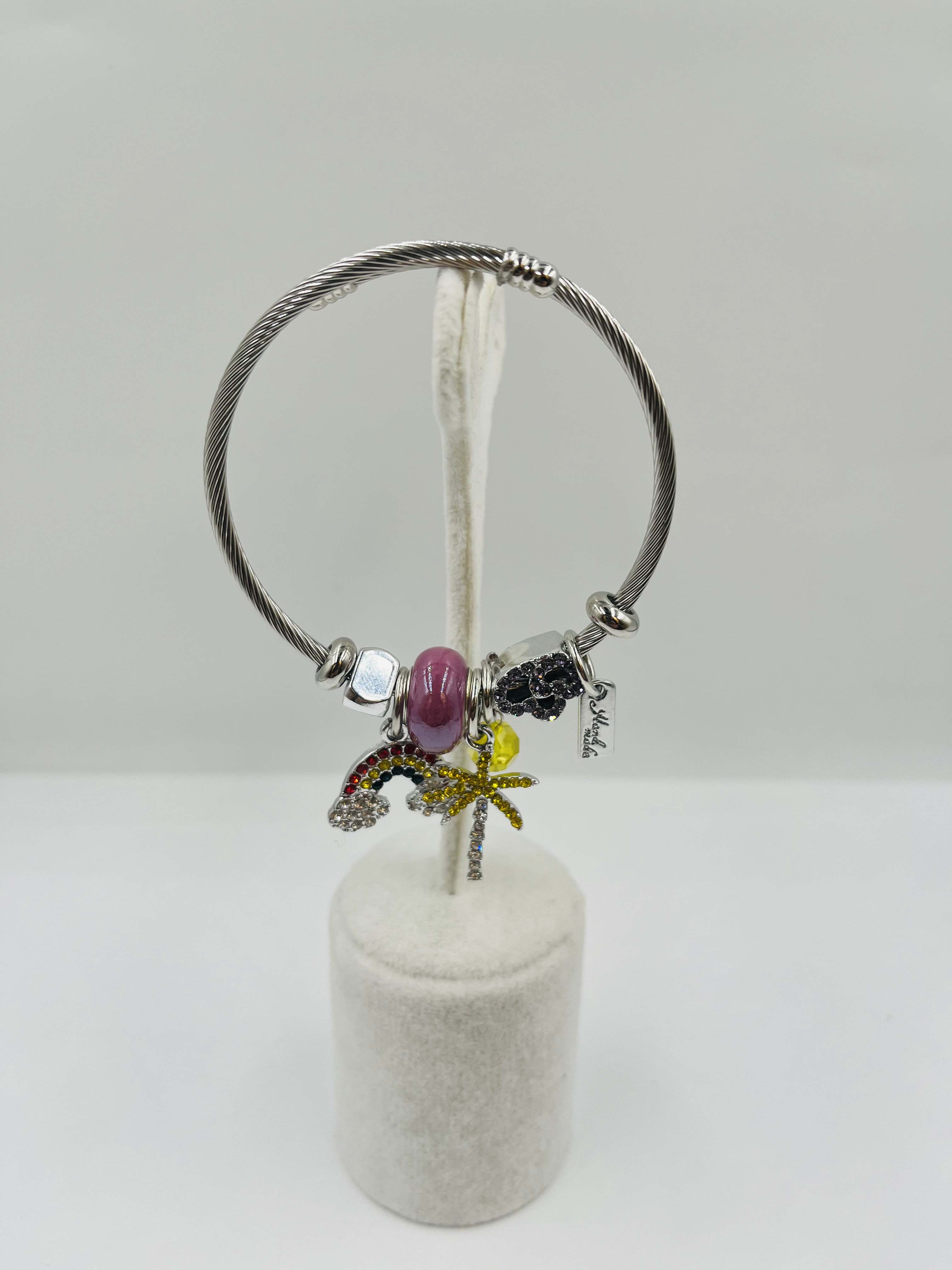 Gökkuşağı Detaylı Pandora Model Bileklik