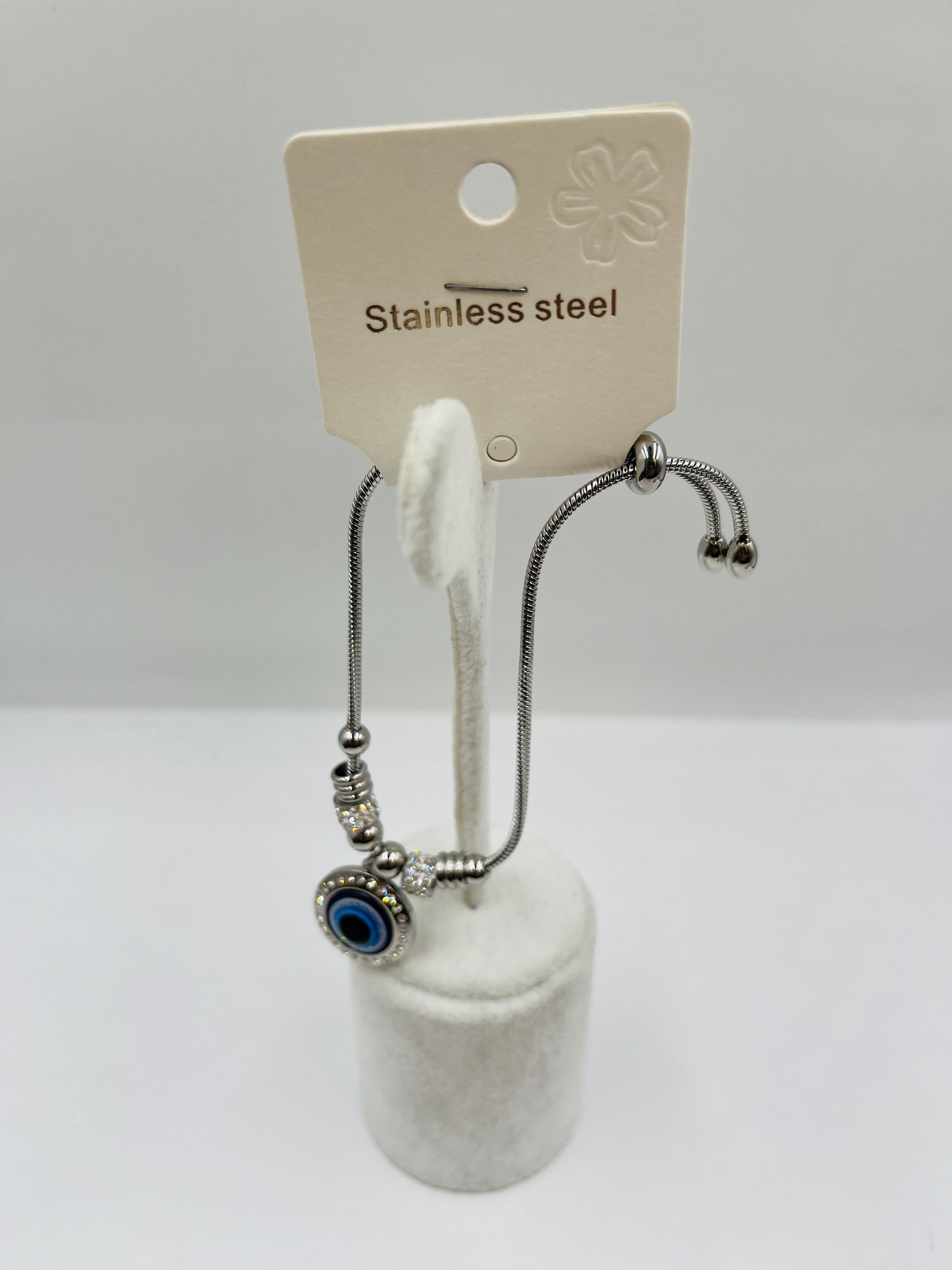 Nazar Boncuklu Taşlı Bileklik