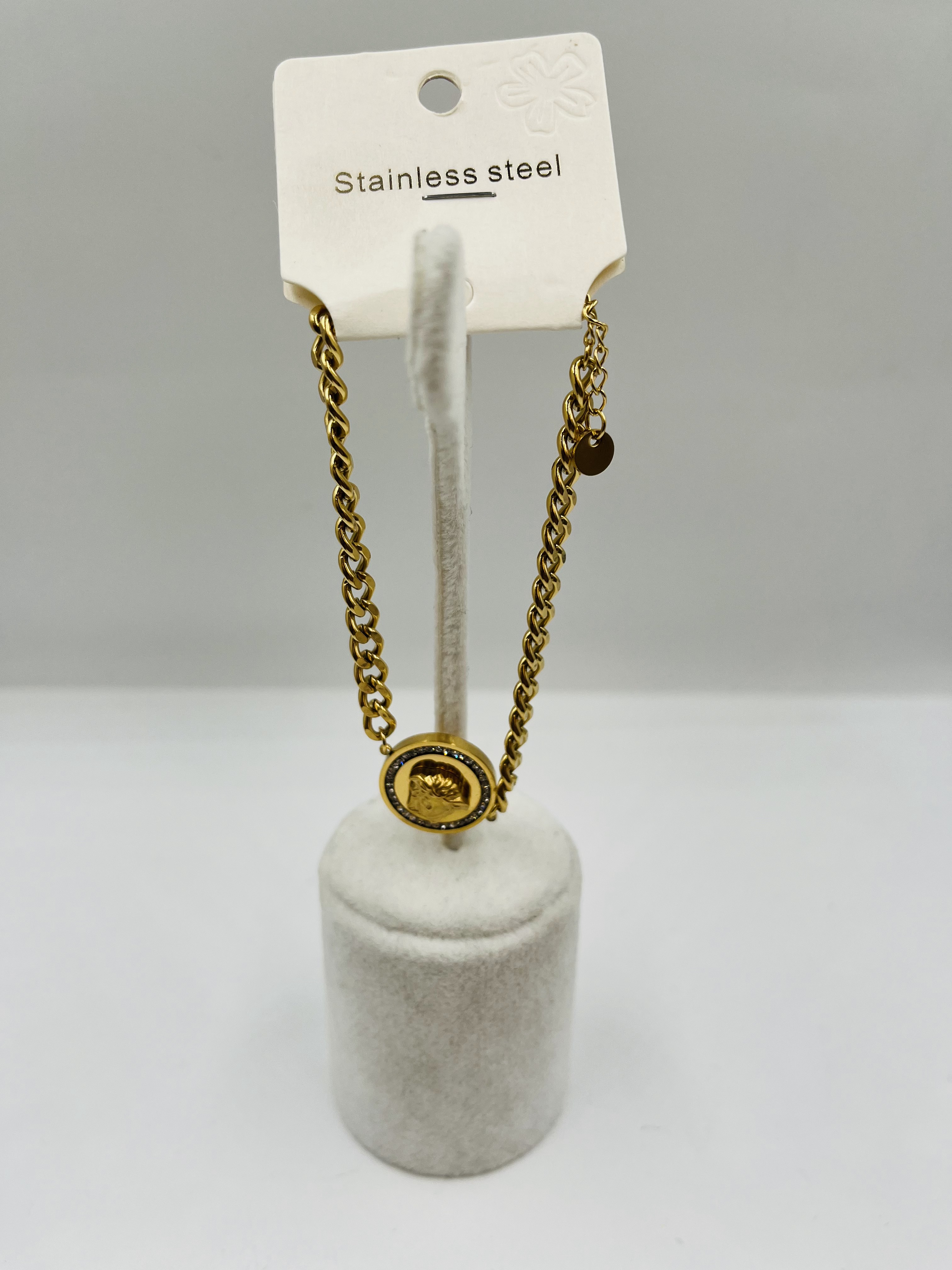 Medusa Başlı Zincir Bileklik BLK013