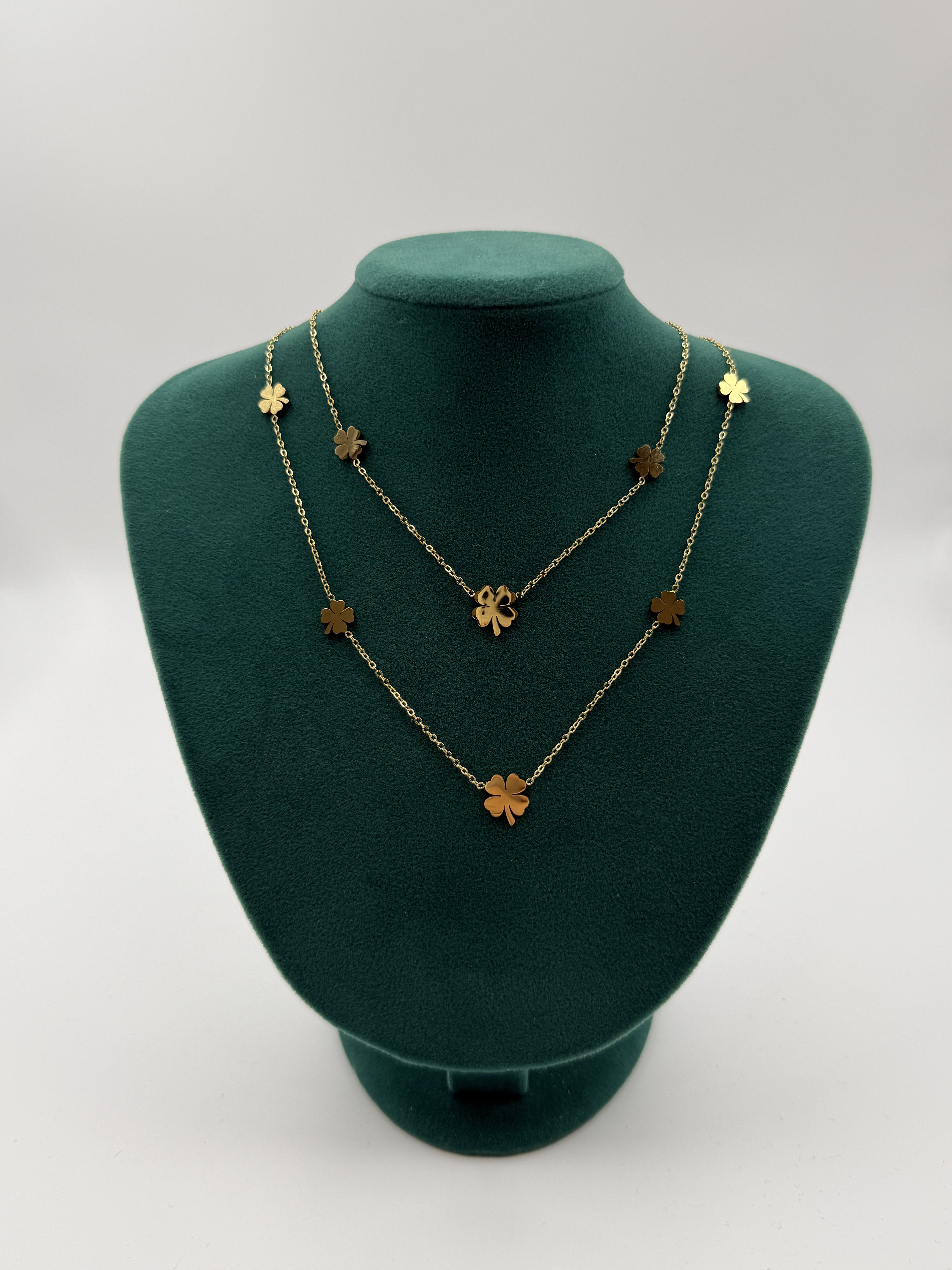 Yonca Model İkili Kolye