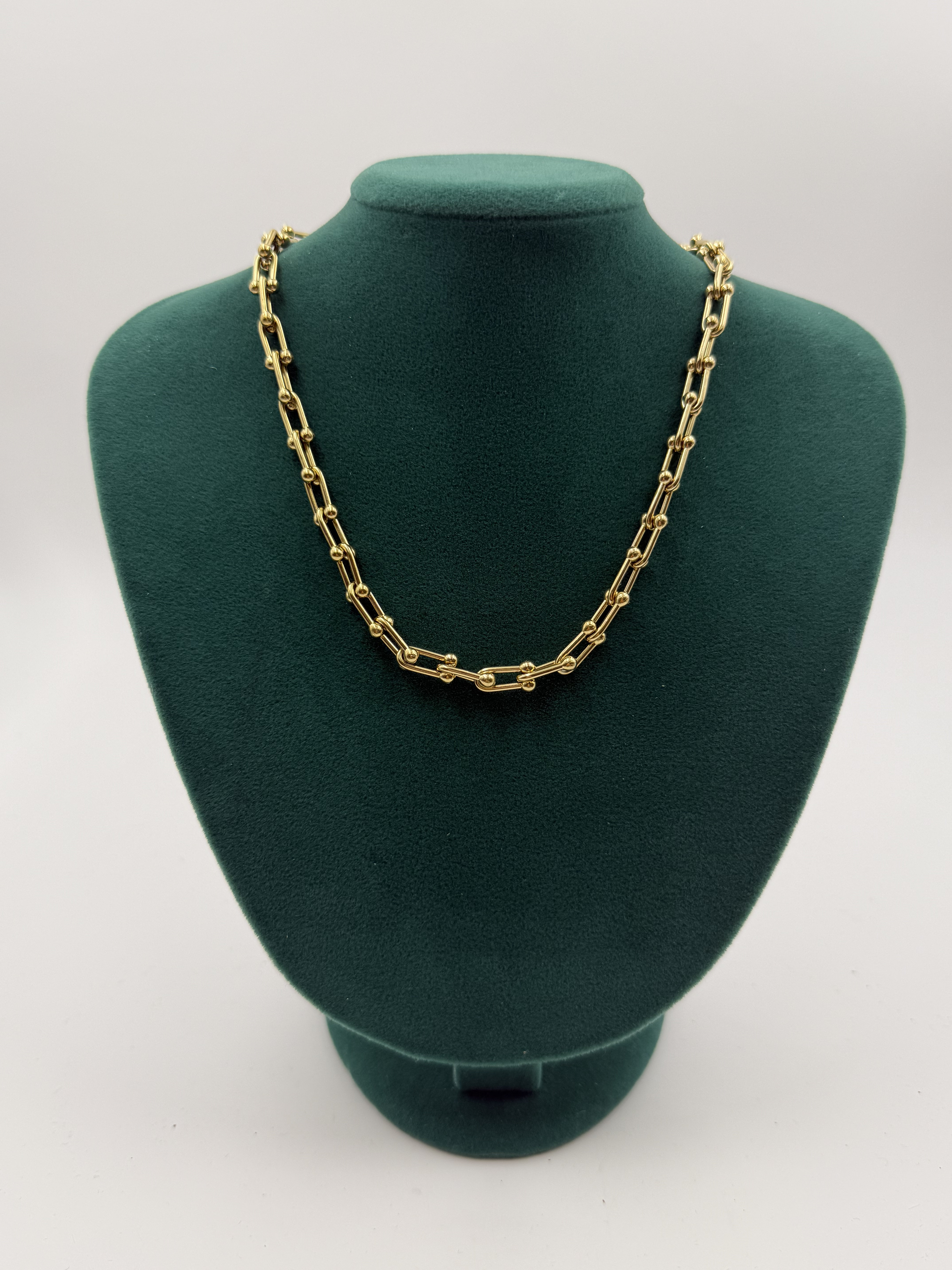 Tiffany Model Gold Renk Kolye