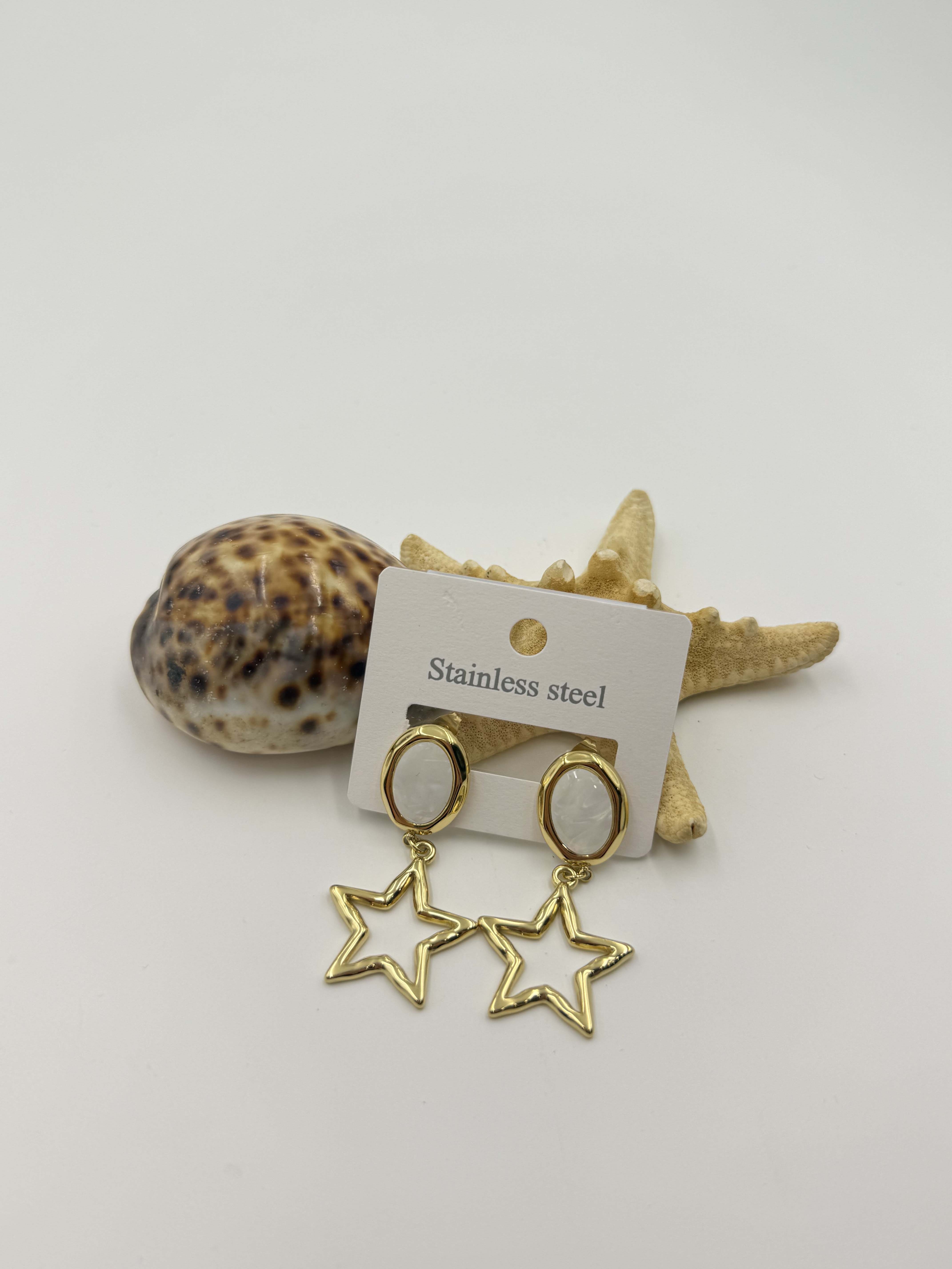 Yıldız Sallantılı Küpe