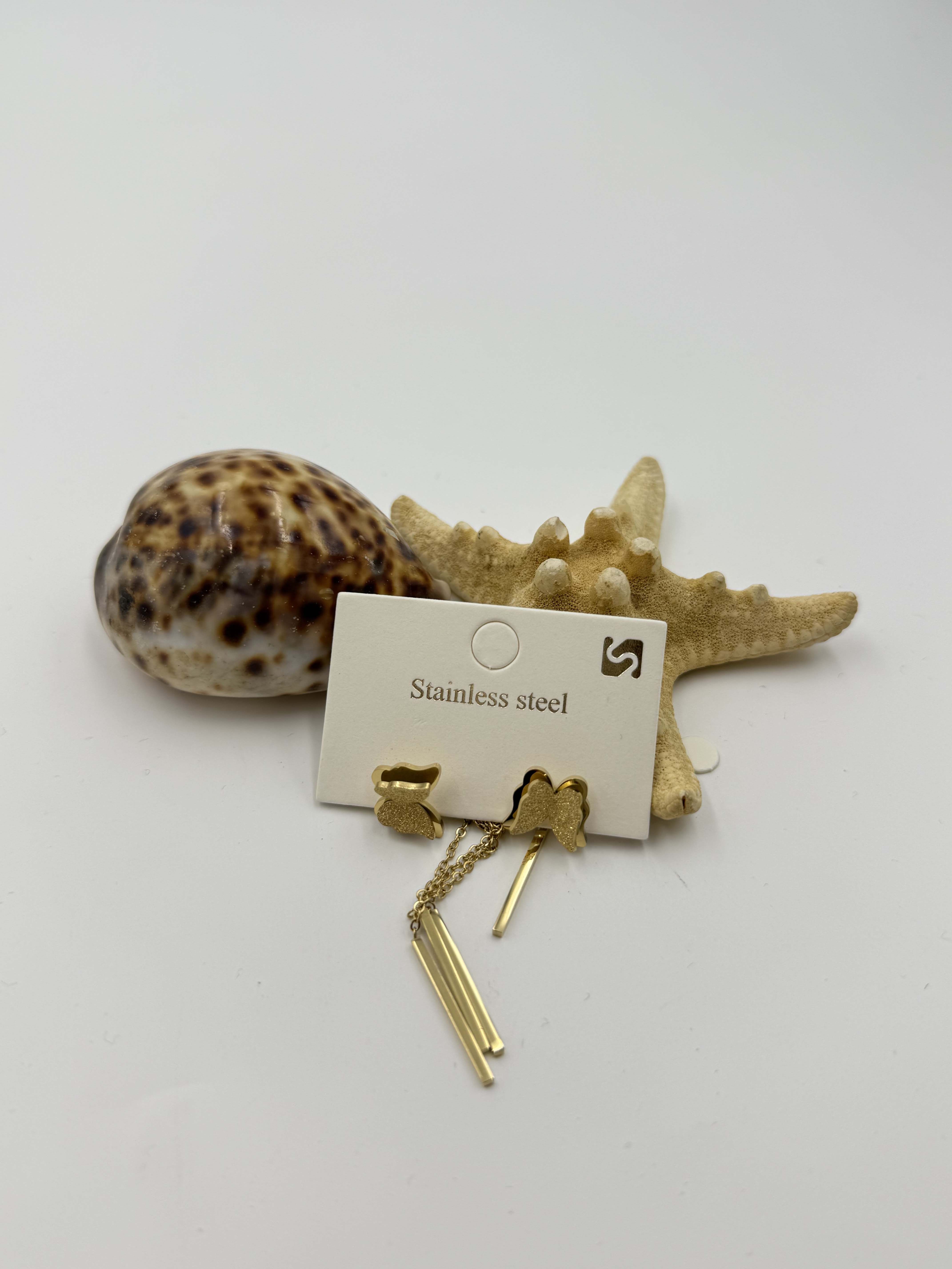 Minimal Kelebek Model Küpe