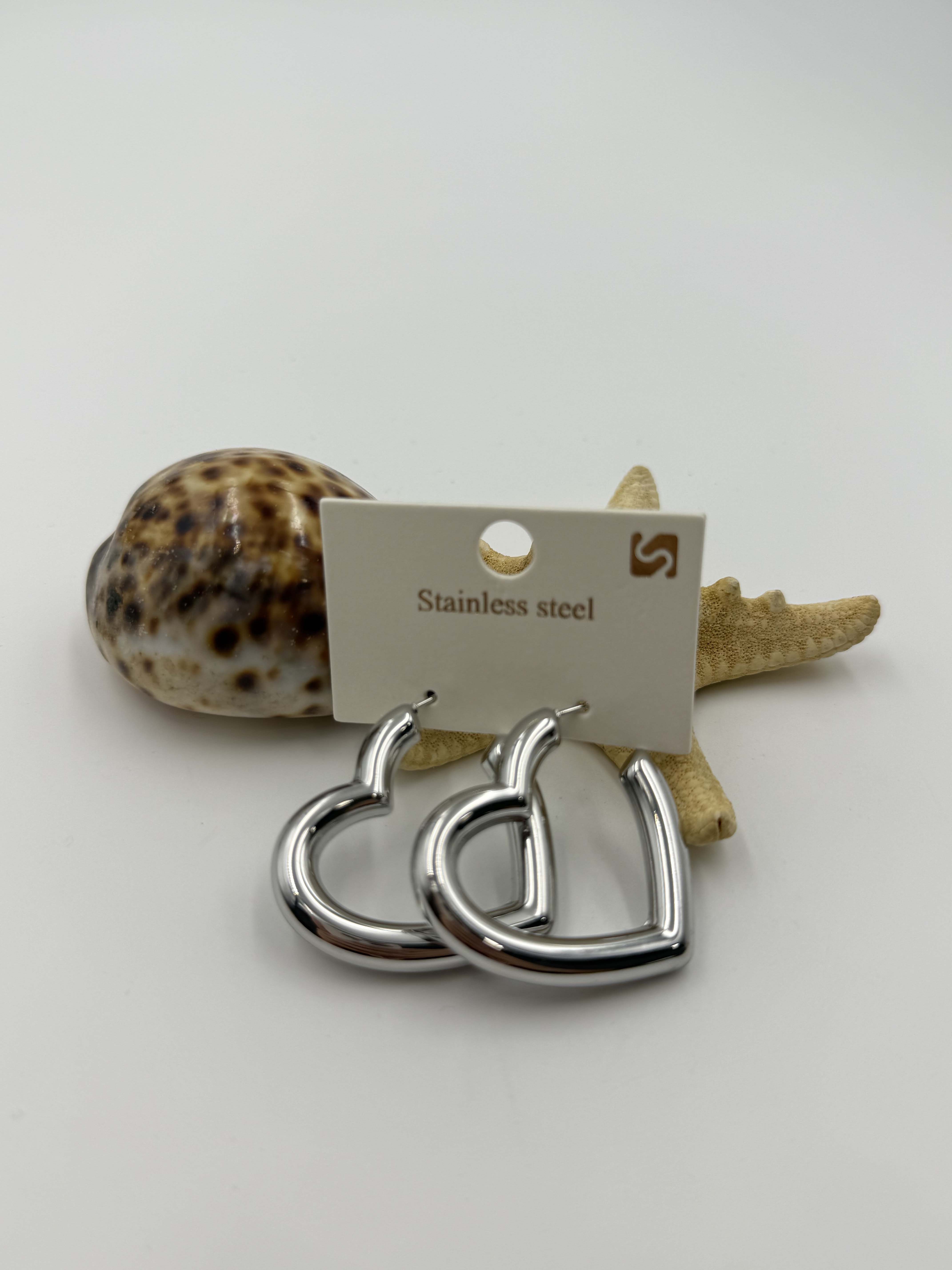 Halka Kalp Model Küpe