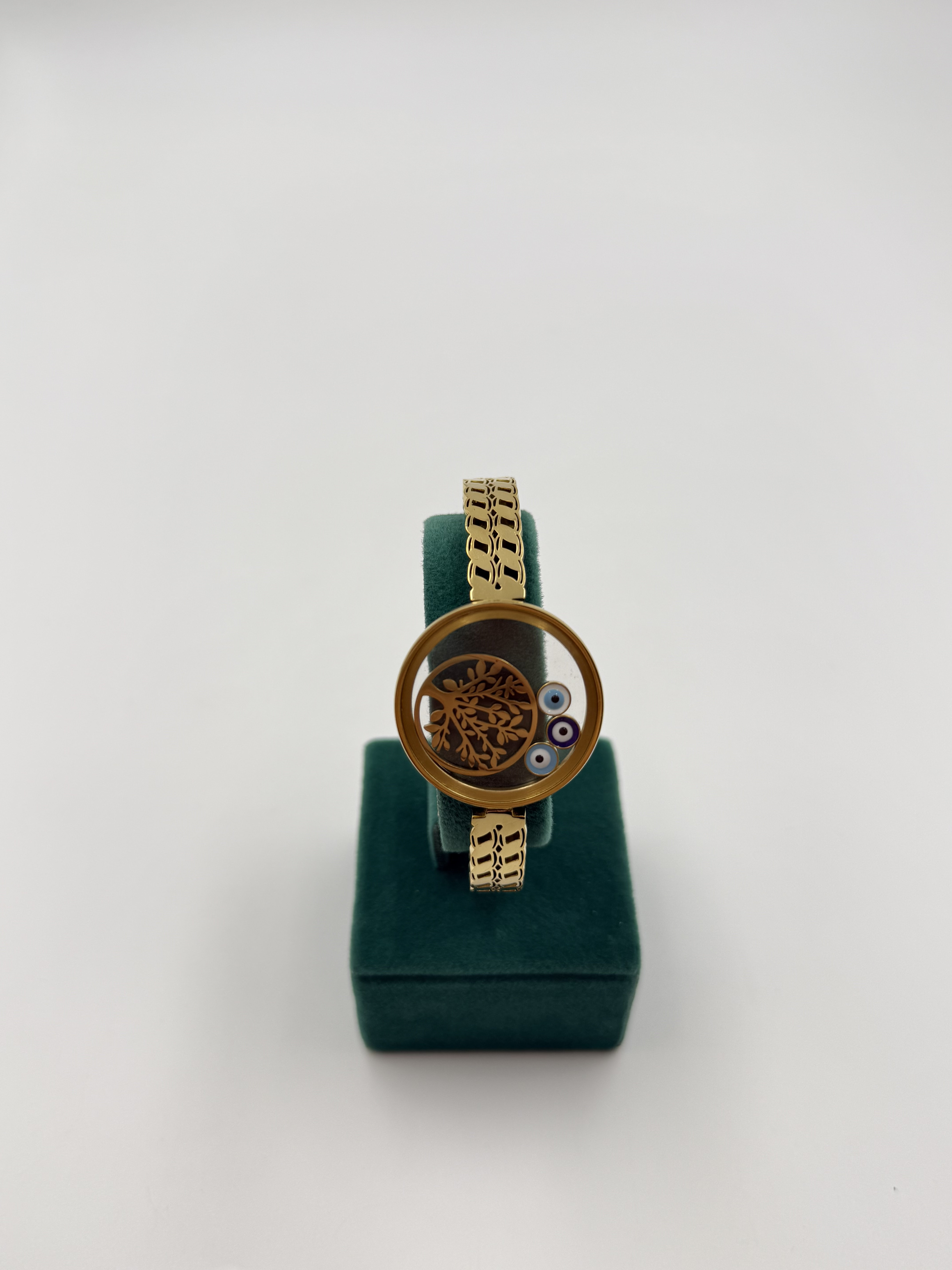 Yaşam Ağacı Model Nazar Boncuklu Kelepçe