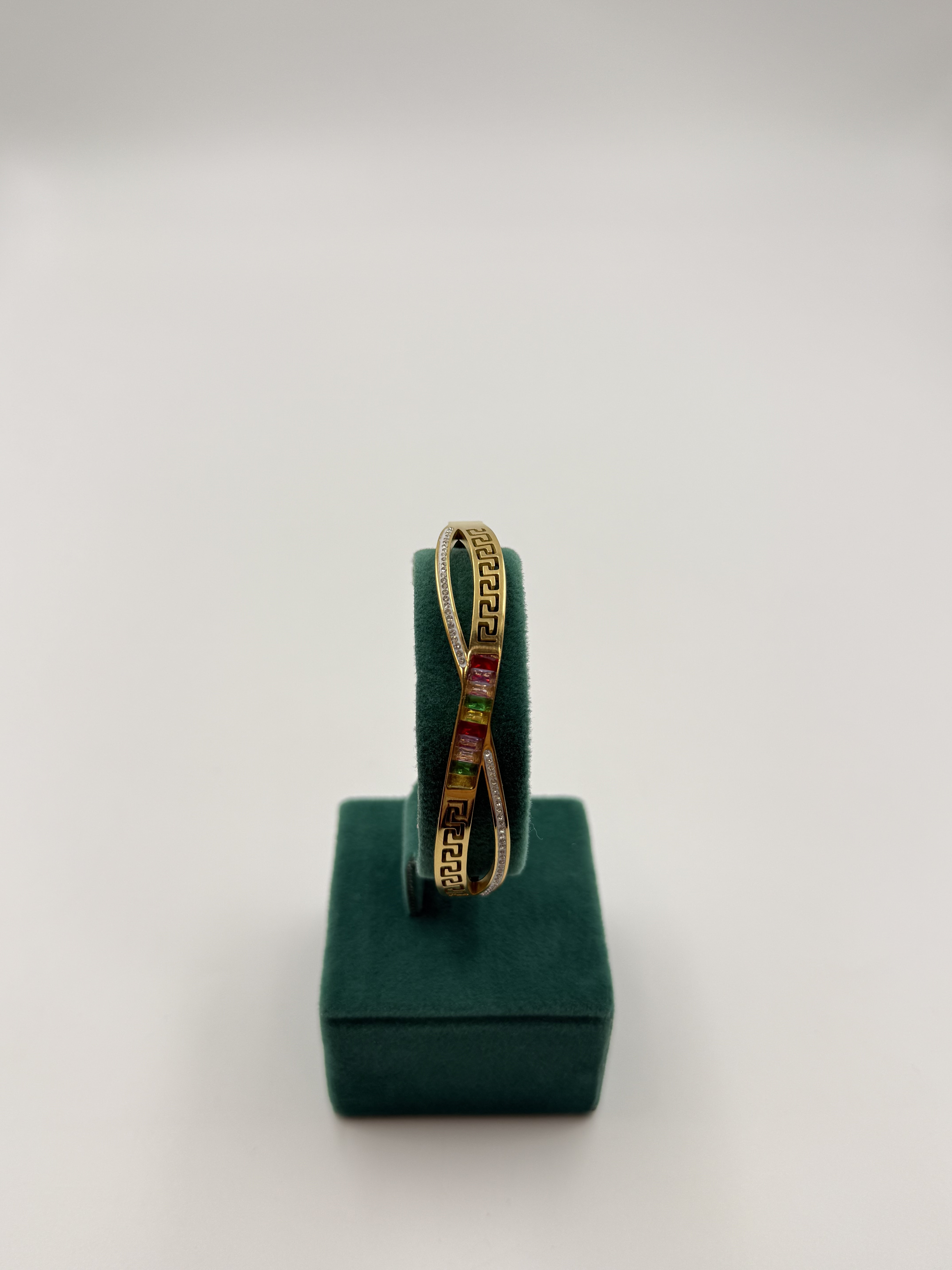 Renkli Taşlı Kelepçe Bileklik