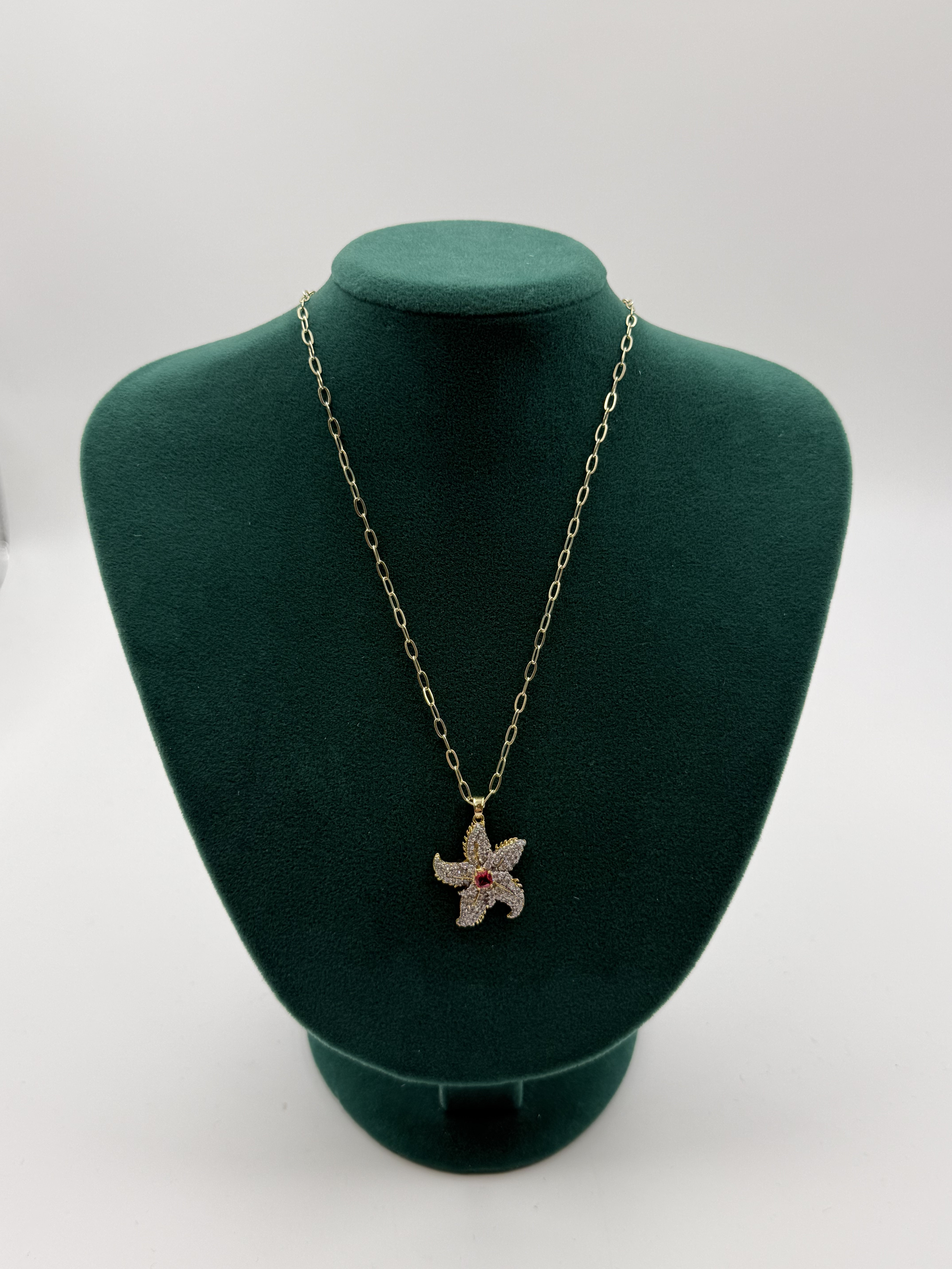 Zirkon Taşlı Güneş Kolye