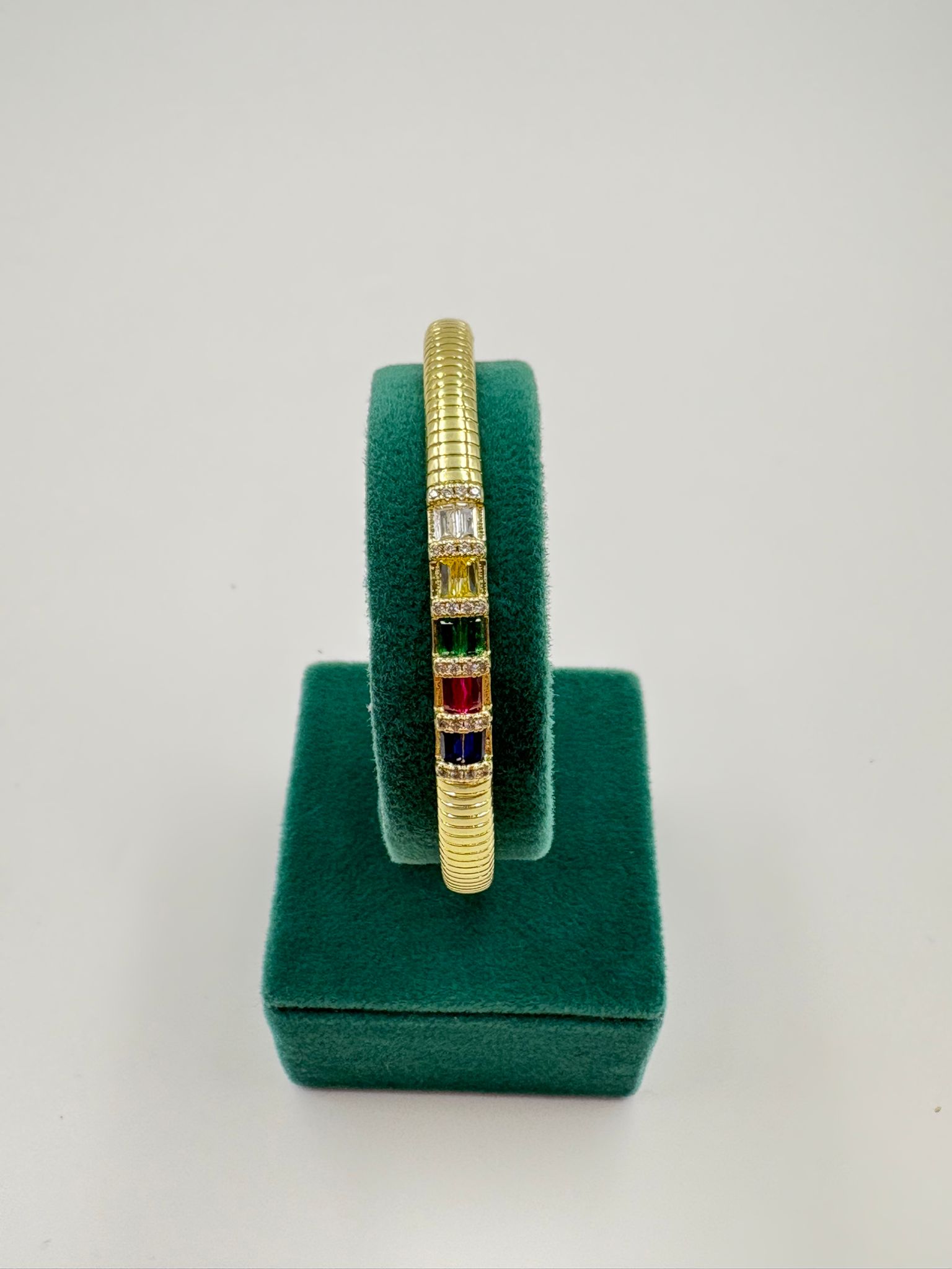 Renkli Baget Taşlı Kelepçe